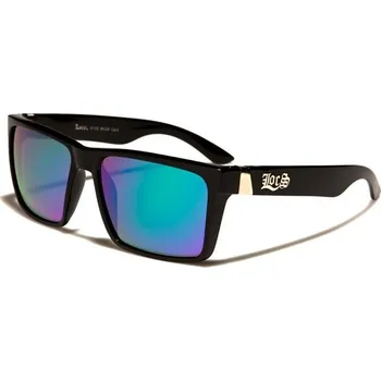 Sluneční brýle LOCS CLASSIC Pánské zrcadlové sluneční brýle Modro-zelené Olympic eyewear 97k-cube