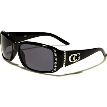 Sluneční brýle CG RHINESTONE dámské Sluneční brýle s krystaly Černé Olympic eyewear RS1808CGs1