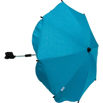 Slunečník ke kočárku NEW BABY Slunečník na kočárek - modrý melír