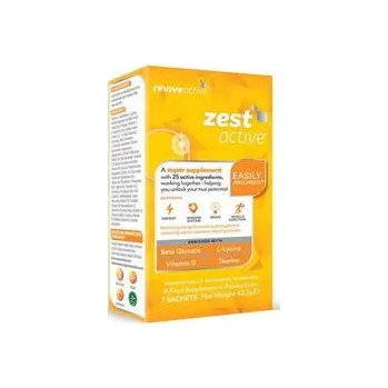 Přírodní produkt reviveactive Zest Active 7 sáčků pomeranč (Energie, imunita, mozek, funkce svalů)