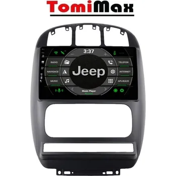Auto Hi-Fi TomiMax Jeep Chrysler Dodge Android 14 autorádio s WIFI, GPS, USB, BT HW výbava: 4 Core 2GB+32GB LOW - Model auta: Orientačné verzie automobilov - hlavný je oválny tvar., Velikost obrazovky: Dotyková obrazovka: 10,1"