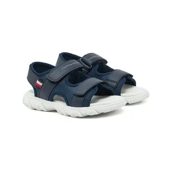Dámské sandále Sandály Tommy Hilfiger Velcro Sandal T1B2-33898-1591 S Tmavomodrá 26