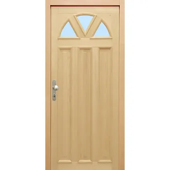 Vchodové dveře Truhlárna Vchodové dřevěné dveře ANDREA (42mm) Rozměr dle ČSN: 80 / 197, Orientace Dveří: Pravé