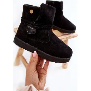 Dětská běžecká obuv Dětské sněhule May Barva: Černá, Velikost: 33