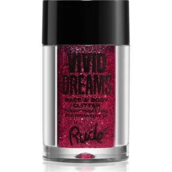 Oční stíny Rude Cosmetics Vivid Dreams třpytky na obličej i tělo odstín Laughing Dandelions 2.7 g