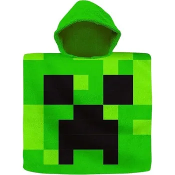 Pláštěnka PONČO MINECRAFT, 2. jakost Eur mnc-438p zelené Velikost: uni
