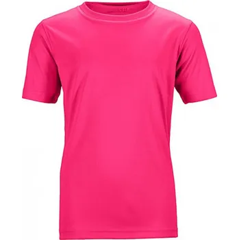 Chlapecké tílko James & Nicholson Rychleschnoucí funkční dětské tričko Barva: Růžová, Velikost: L JN358K