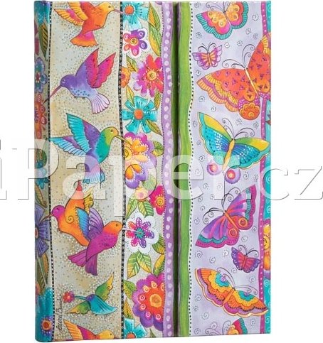Paperblanks zápisník Hummingbirds & Flutterbyes midi linkovaný 7 - 530108001257