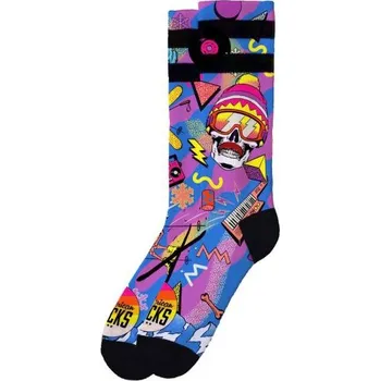 Dámské ponožky PONOŽKY AMERICAN SOCKS Retro Blizzard - fialová - S/M + při osobním odběru 389 Kč