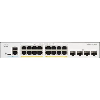 Switch Cisco Catalyst switch C1300-16P-4X (16xGbE,4xSFP+,16xPoE+,120W,fanless)
