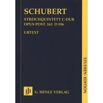 Franz Schubert: String Quintet C major op. post. 163 D 956 (noty pro smyčcový kvintet, partitura)