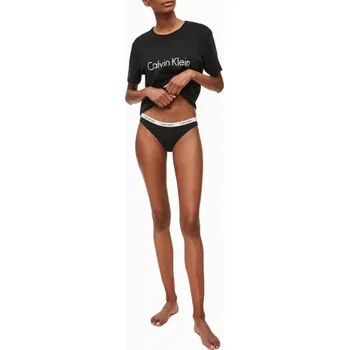 Kalhotky QD3588 - dámské kalhotky Calvin Klein 3 pack, XS, černá