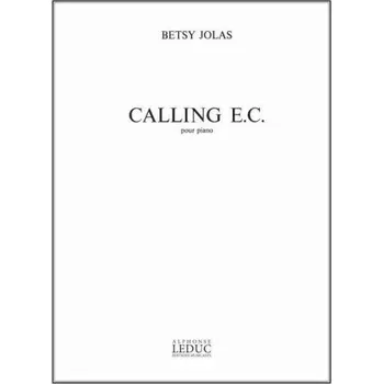 Betsy Jolas: Calling E.C. (noty na klavír)