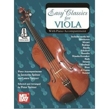 Easy Classics (noty na violu, klavír)(+audio)