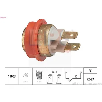 Chladič motoru Teplotní spínač, větrák chladiče EPS 1.850.042