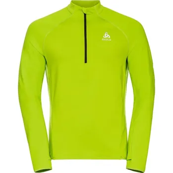 Odlo mikina s 1/2 zipem Mid layer 1/2 zip ZEROWEIGHT ZIMA Žlutá L Pánské