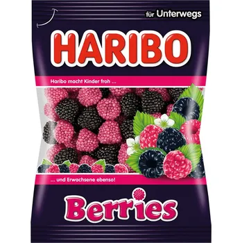 Cukrovinka Haribo Berries Želé Bonbóny ve tvaru lesních plodů