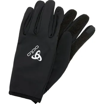 Cyklistické rukavice Odlo Rukavice Gloves full finger CERAMIWARM GRIP ZIMA Černá XS Unisex, Pánské