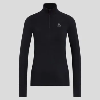 Odlo termo prádlo BL TOP turtle neck l/s half zip MERINO 200 2025/2026 Černá XS Dámské
