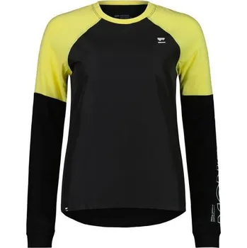 cyklistický dres Mons Royale Dámský cyklistický dres Tarn Merino Shift Wind Jersey 2023 Černá S Dámské