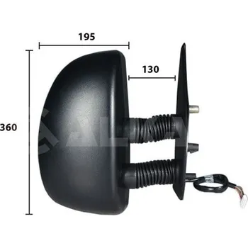 Auto zrcátko Vnější zpětné zrcátko ALKAR 9257961