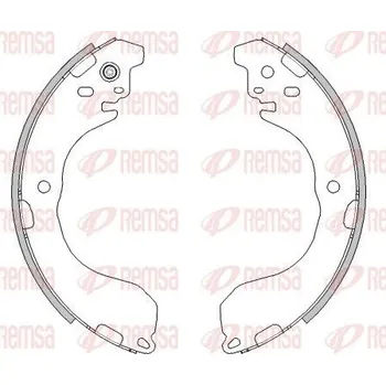 Brzdové pakny REMSA 4471.00