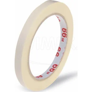 Lepicí páska Lepící páska pro zavírací strojek, průhled. 66m x 9mm [1 ks]