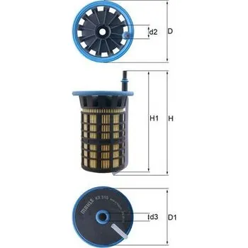 Palivový filtr Palivový filtr KNECHT KX 515