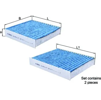 Ventilátor topení a klimatizace Filtr, vzduch v interiéru KNECHT LAO 191/S