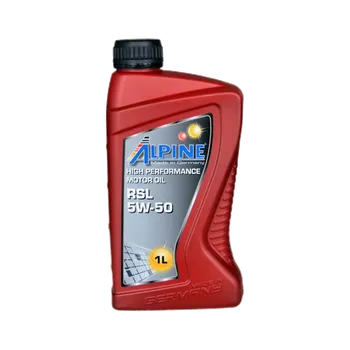 Motorový olej Alpine RSL 5W-50, 1L, speciální syntetický motorový olej