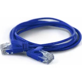 Síťový kabel Wantec 7241 U/UTP (UTP) modrý 0,25m Cat6a síťový kabel (7241)