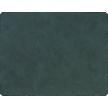 prostírání Prostírání SQUARE NUPO 35 x 45 cm, tmavě zelená, kůže, LIND DNA