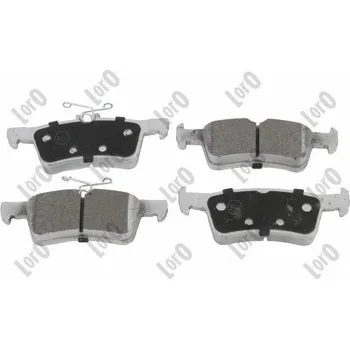 Brzdová destička Sada brzdových destiček, kotoučová brzda ABAKUS 231-02-156