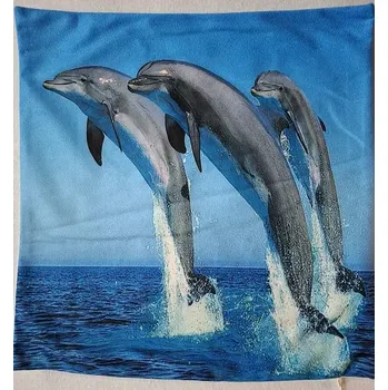 Povlak na dekorativní polštářek Povlak na polštářek Delfín