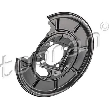 Brzdový kotouč Ochranný plech proti rozstřikování, brzdový kotouč TOPRAN 409 518