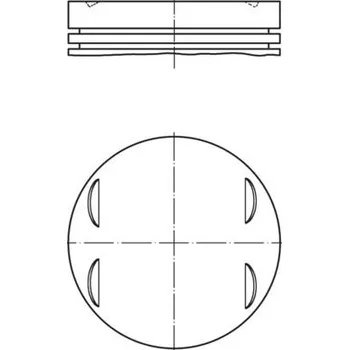 Píst motoru Píst MAHLE 083 13 01