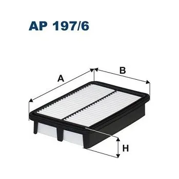 Vzduchový filtr Vzduchový filtr FILTRON AP 197/6