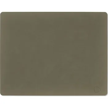 prostírání Prostírání SQUARE NUPO 35 x 45 cm, armádní zelená, kůže, LIND DNA