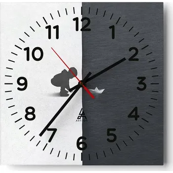 Hodiny Kuchyňské nástěnné hodiny 30x30 Dětské skleněné hodiny do obýváku Moderní tiché