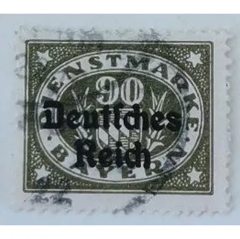 Sběratelství Známka Německo, Reich, 90Pfg., Mi.45#