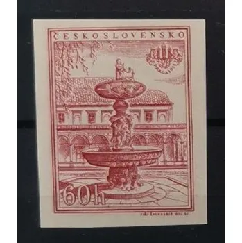 Sběratelství Známka ČSR, 60 h, Pof.855B*