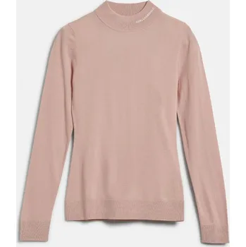 Dámský svetr ROLÁK KARL LAGERFELD CLASSIC TURTLE NECK ROSE SMOKE