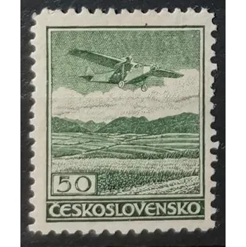 Poštovní známka Známka ČSR, 50h, Pof.L7*, typ I úzký