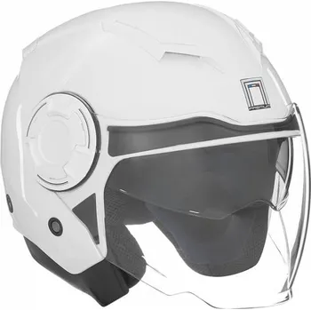 Helma na motorku Přilba Booster, NOX PREMIUM (bílá)