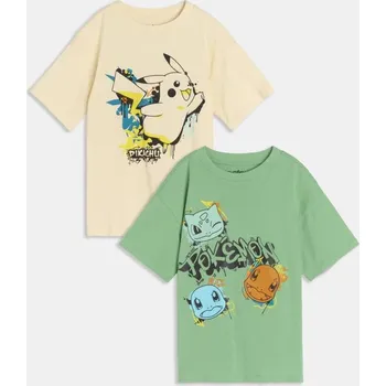 Chlapecké tričko Sinsay - Tričko oversized Pokémon 2 pack - vícebarevná - 196CT-MLC - 196CT-MLC-104