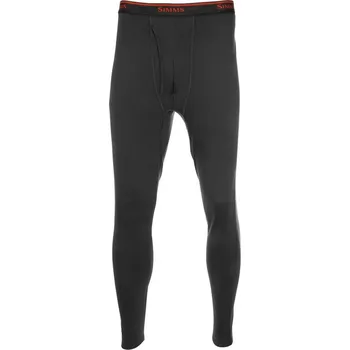 Rybářské oblečení Simms Termoprádlo Lightweight Baselayer Bottom Carbon Velikost: XL (US) XXL (EU)