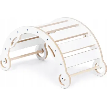 Dětská houpačka Houpačka Montessori pro děti - LEO M BÍLÁ