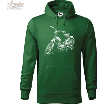 Dámská mikina Mikina - Jawa Stadion S11 Barva: Lahvově zelená (06), Velikost: 3XL, Střih: Pánské