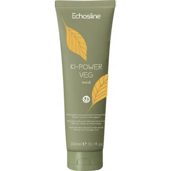 Obnovující a uzavírající maska pro poškozené a chemicky ošetřené vlasy Ki-Power Veg Echosline 300 ml Ki-Power Veg, 300 ml