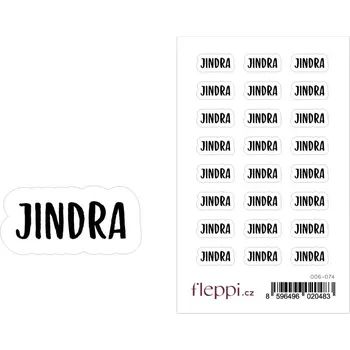 samolepka Fleppi Samolepky se jmény - Jindra